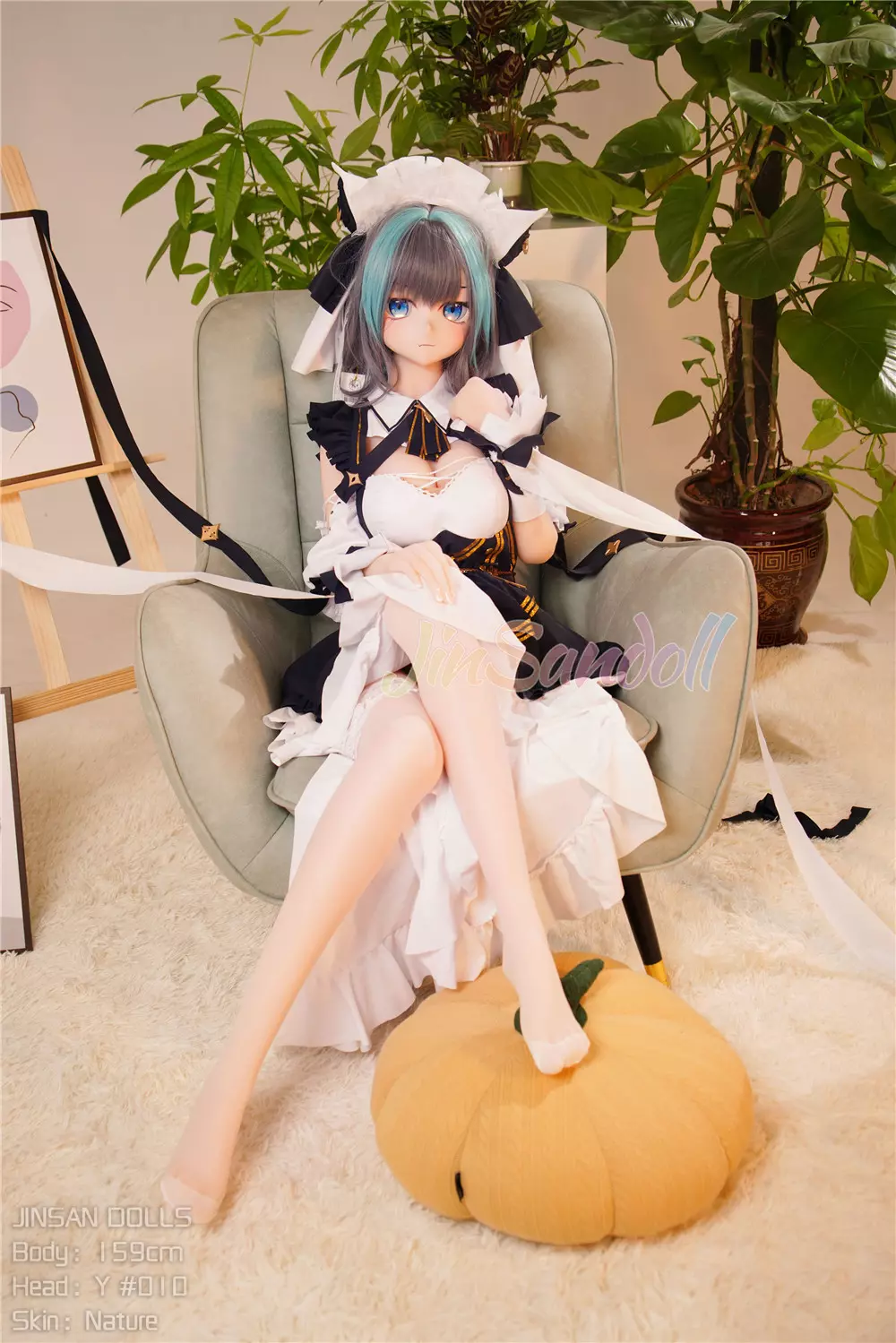 WM S-TPE 159cm Anime Sex Doll with PVC head#Y010